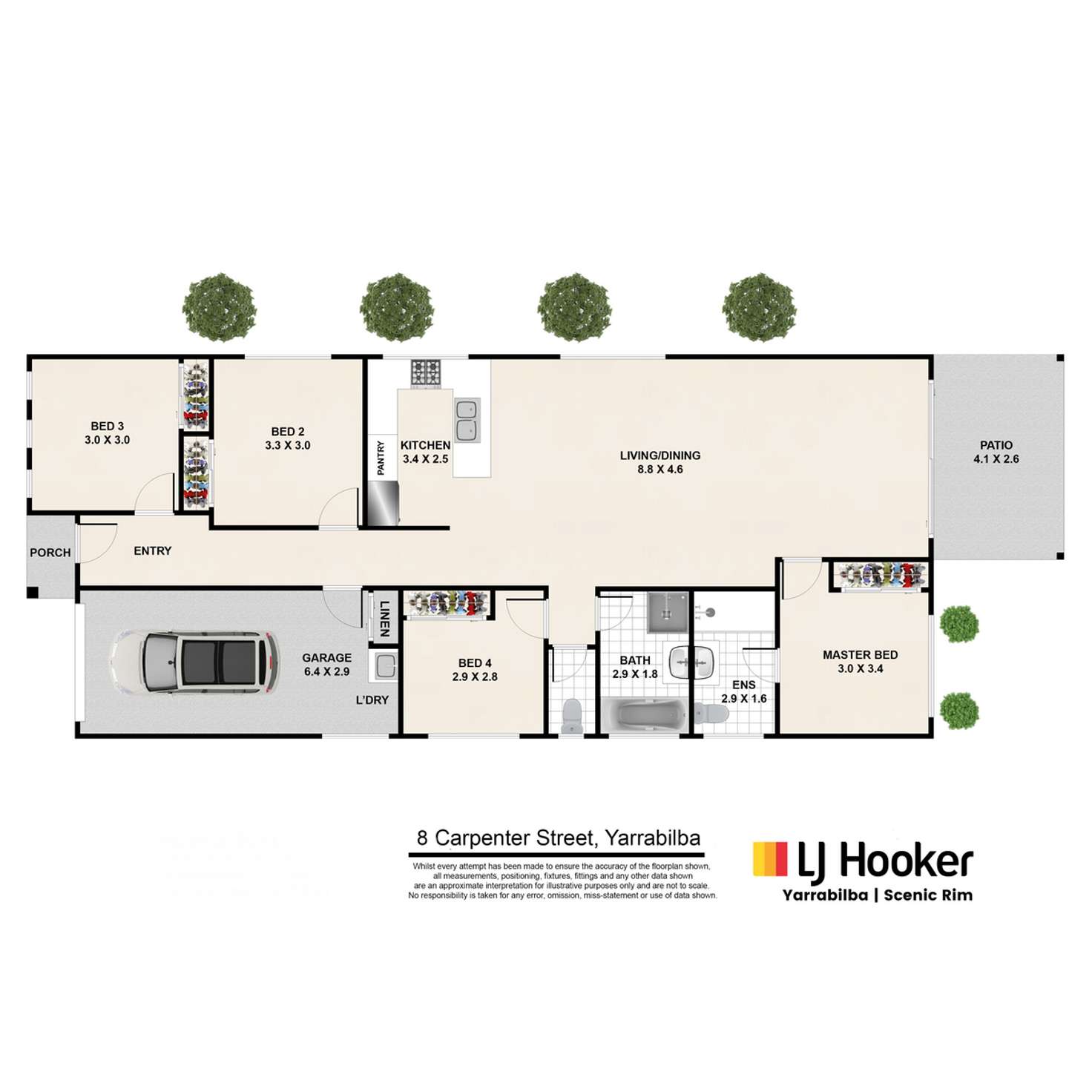 Floorplan of Homely house listing, 8 Carpenter Street, Yarrabilba QLD 4207