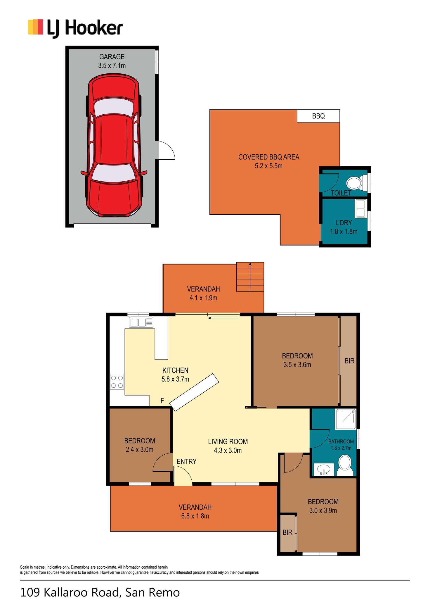 Floorplan of Homely house listing, 109 Kallaroo Road, San Remo NSW 2262