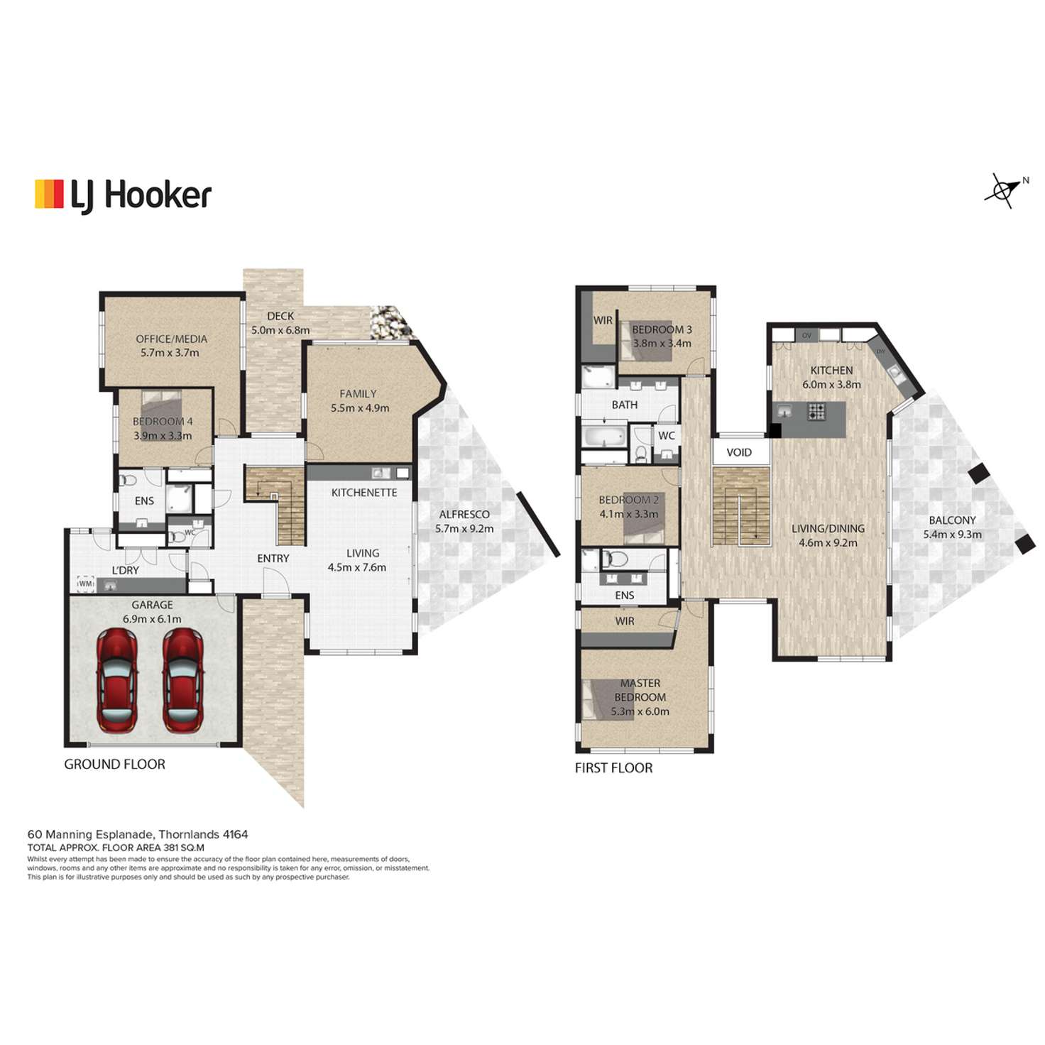 Floorplan of Homely house listing, 60 Manning Esplanade, Thornlands QLD 4164