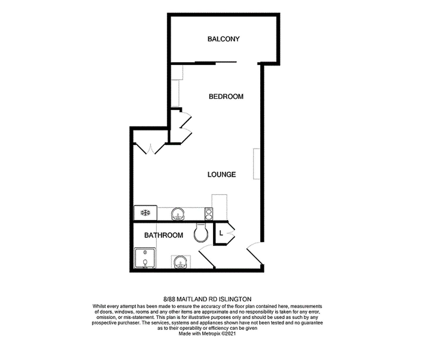 Floorplan of Homely house listing, 8/88 Maitland Road, Islington NSW 2296
