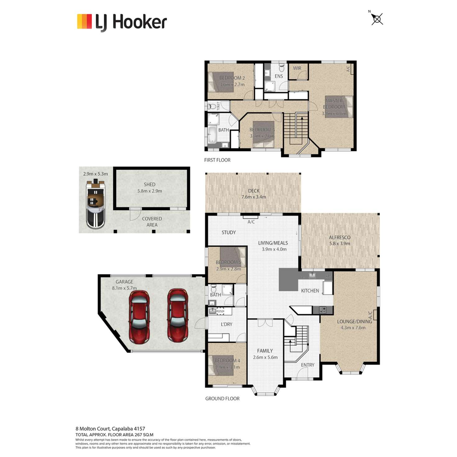 Floorplan of Homely house listing, 8 Molton Court, Capalaba QLD 4157