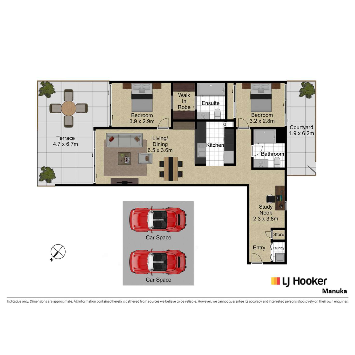 Floorplan of Homely apartment listing, 15/16 New South Wales Crescent, Forrest ACT 2603