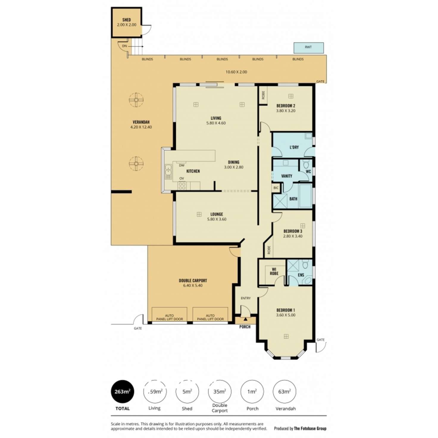 Floorplan of Homely house listing, 12 Gloucester Drive, Craigmore SA 5114