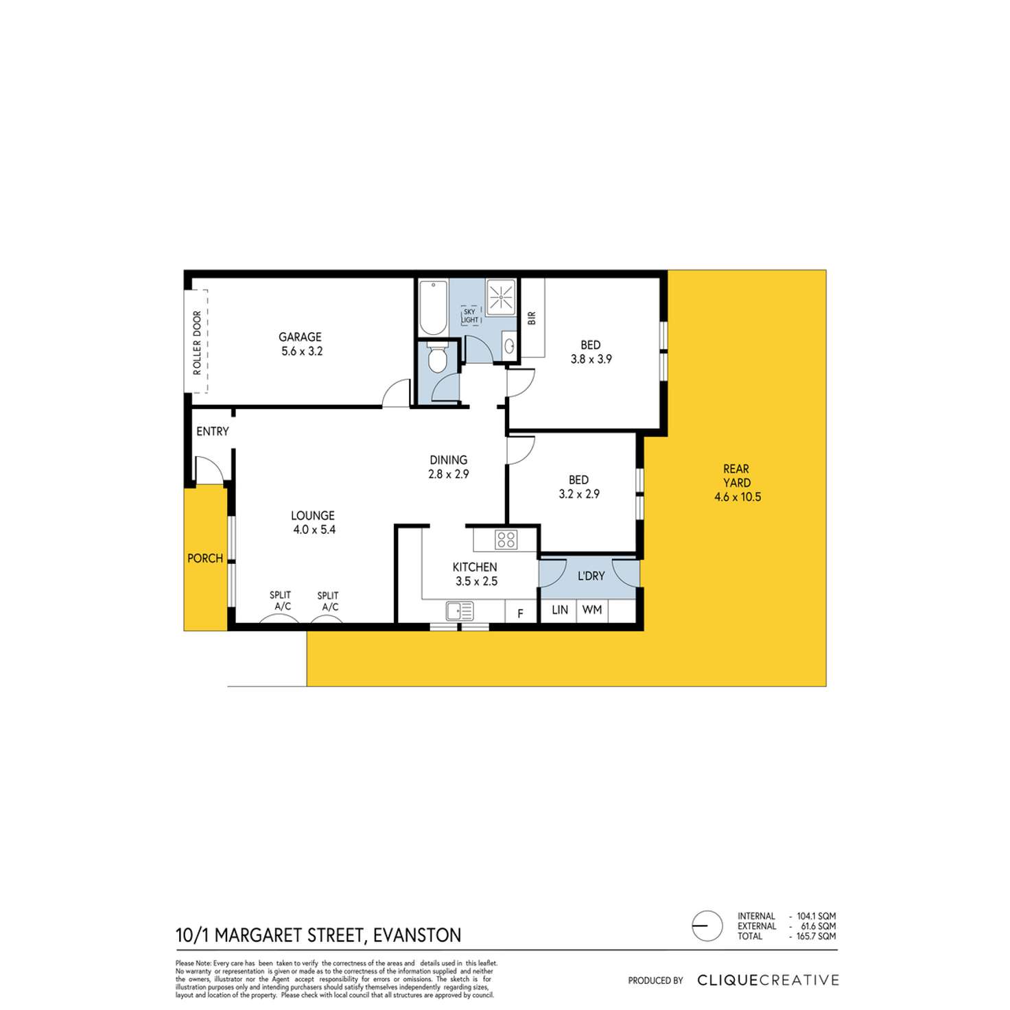 Floorplan of Homely house listing, 10/1 Margaret Street, Evanston SA 5116