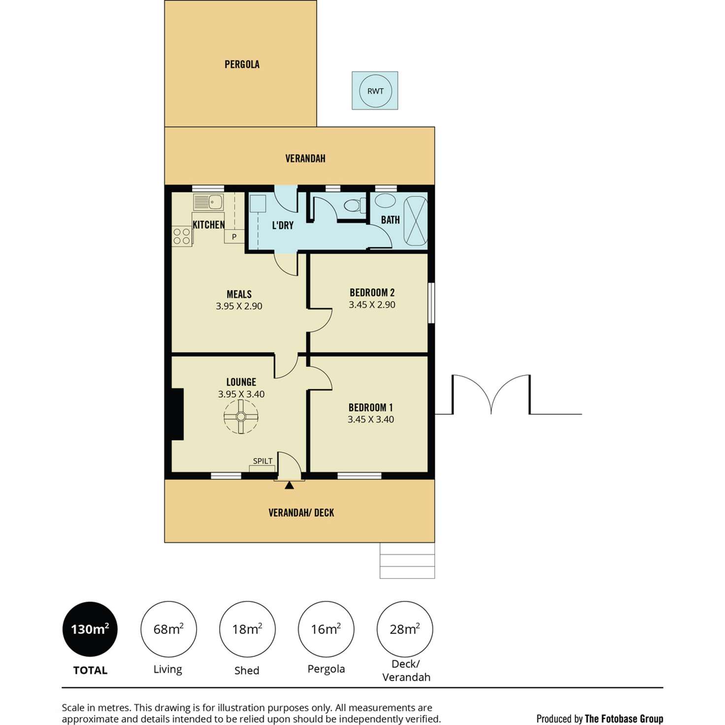 Floorplan of Homely house listing, 22 Stakes Crescent, Elizabeth Downs SA 5113