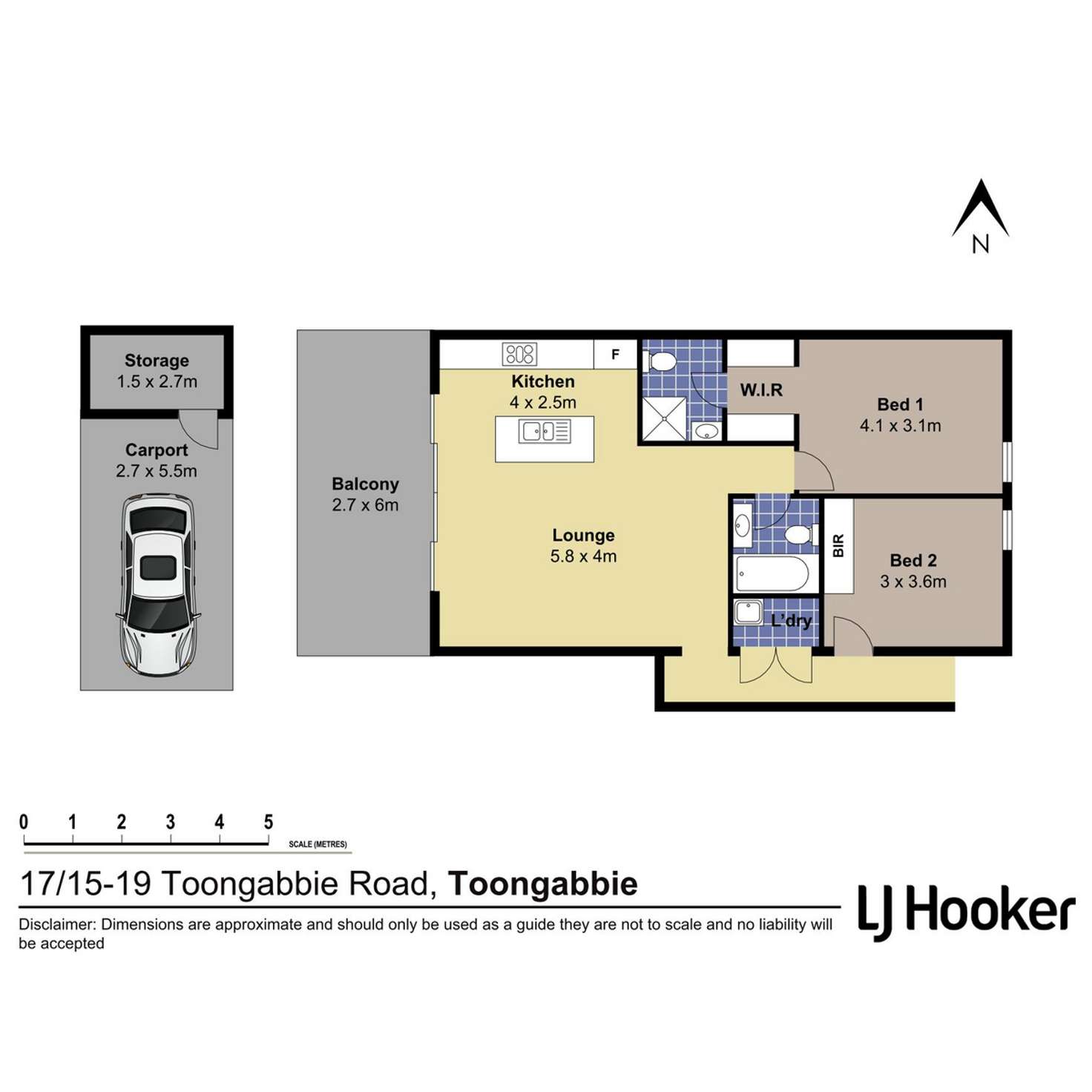 Floorplan of Homely apartment listing, 17/15-19 Toongabbie Road, Toongabbie NSW 2146