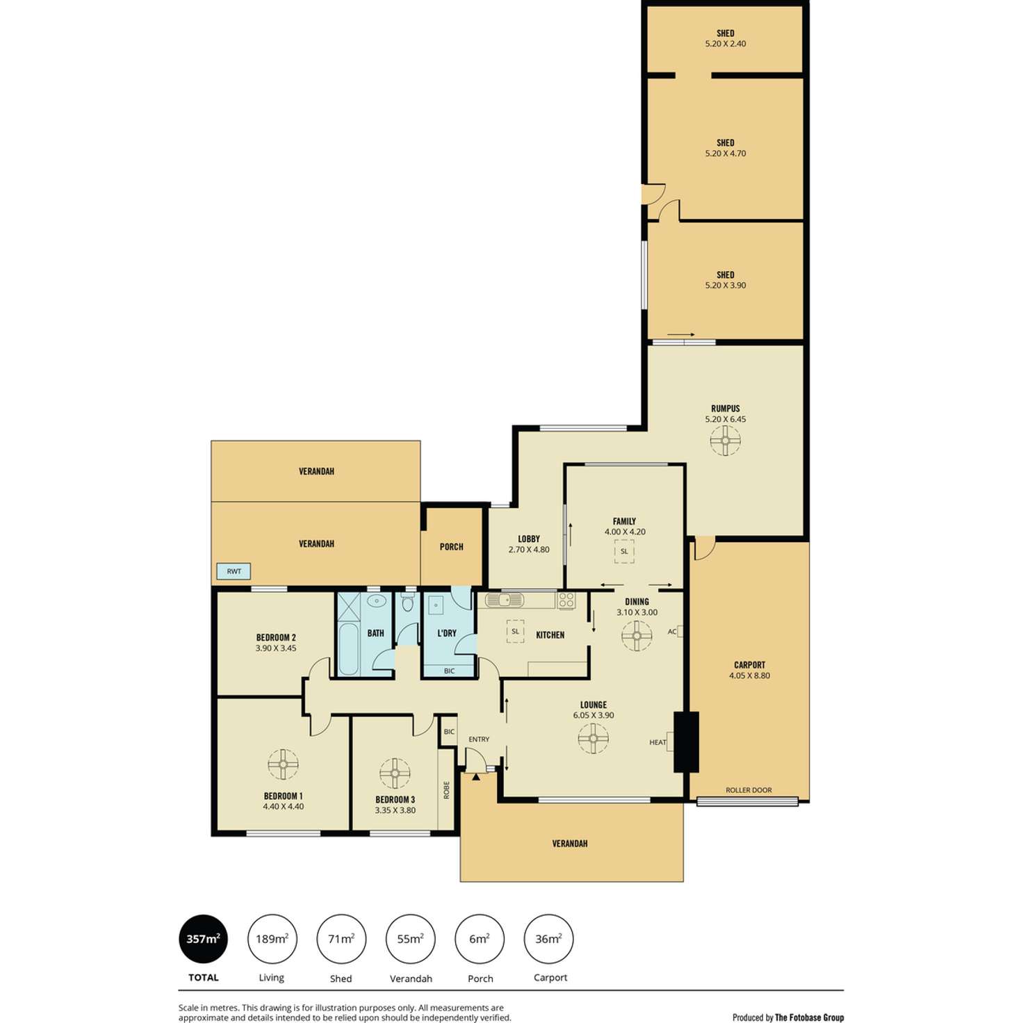 Floorplan of Homely house listing, 12 Campbell Road, Elizabeth Downs SA 5113