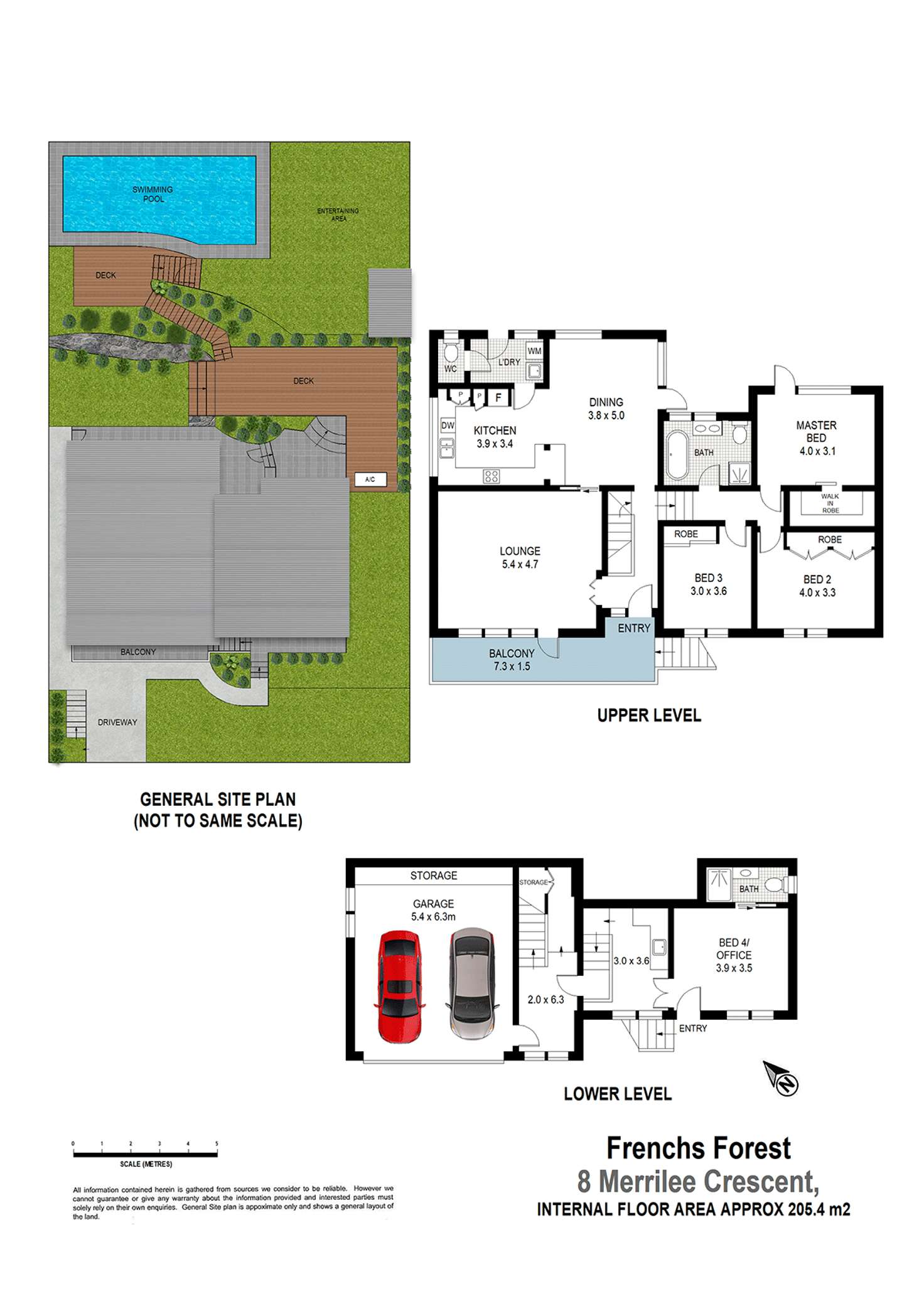 Floorplan of Homely house listing, 8 Merrilee Crescent, Frenchs Forest NSW 2086