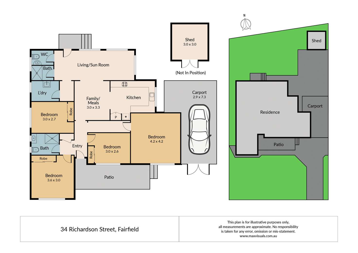 Floorplan of Homely house listing, 34 Richardson Street, Fairfield NSW 2165
