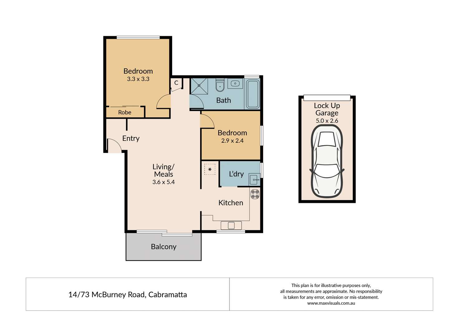Floorplan of Homely unit listing, Unit 14/73 - 77 McBurney Road, Cabramatta NSW 2166