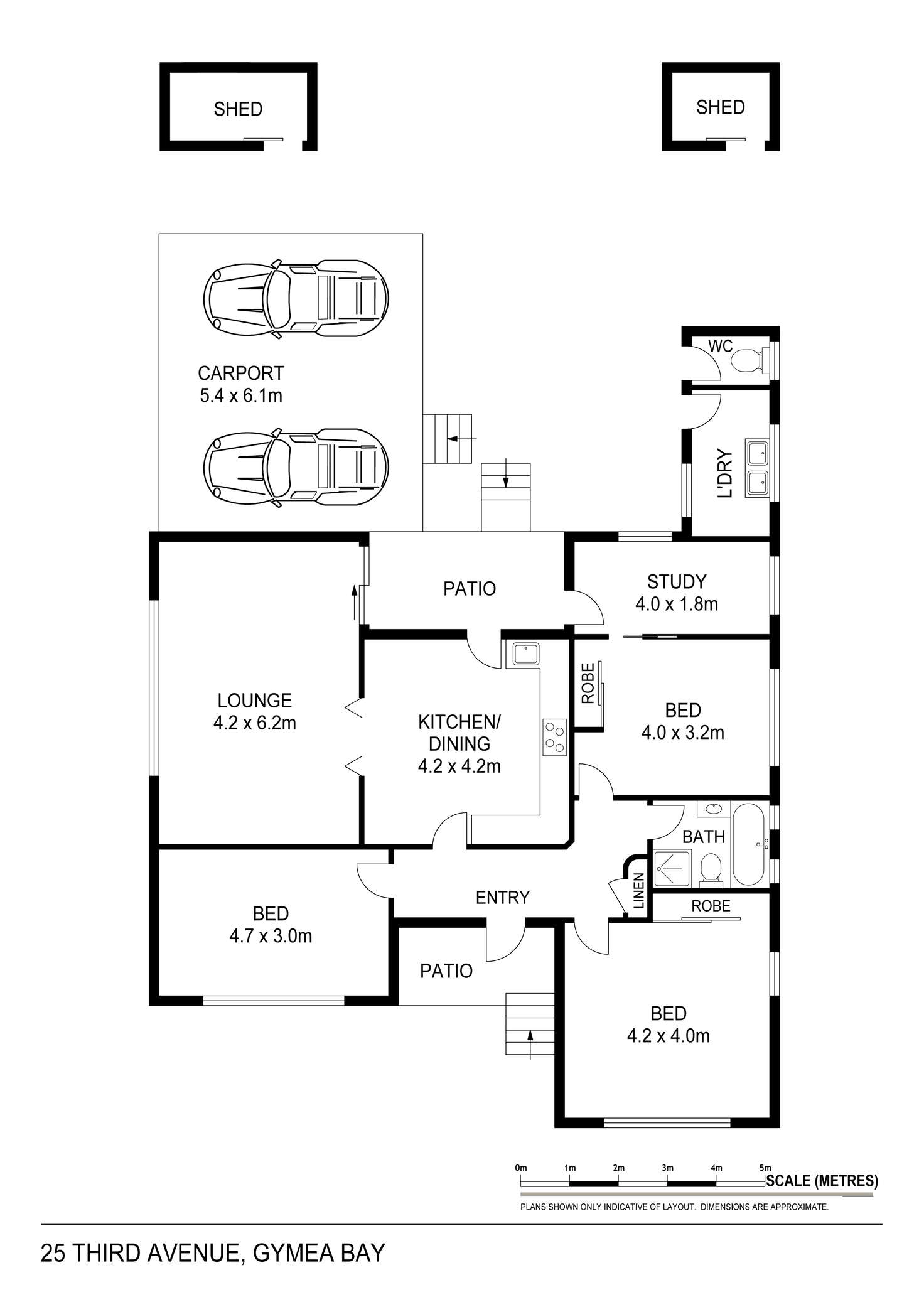Floorplan of Homely house listing, 25 Third Avenue, Gymea Bay NSW 2227