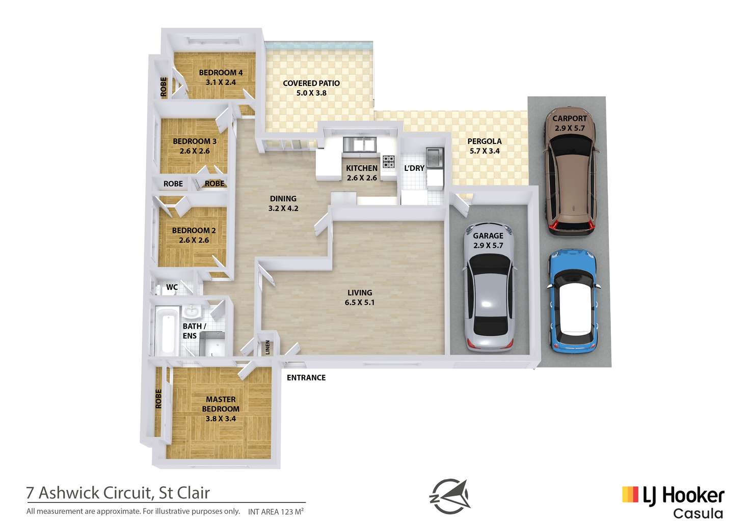 Floorplan of Homely house listing, 7 Ashwick Circuit, St Clair NSW 2759