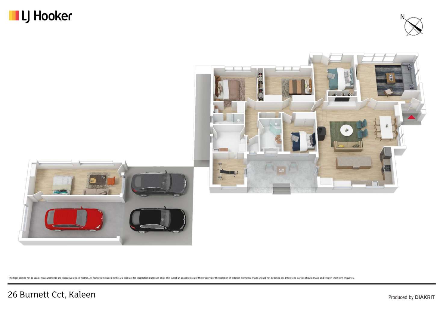 Floorplan of Homely house listing, 26 Burnett Street, Kaleen ACT 2617