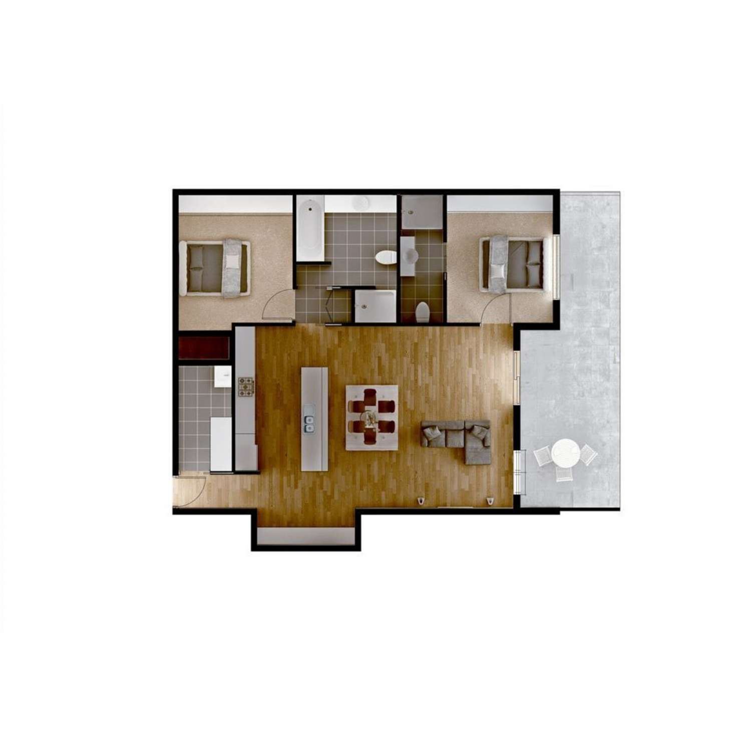 Floorplan of Homely apartment listing, 2/150 Tapleys Hill Road, Royal Park SA 5014