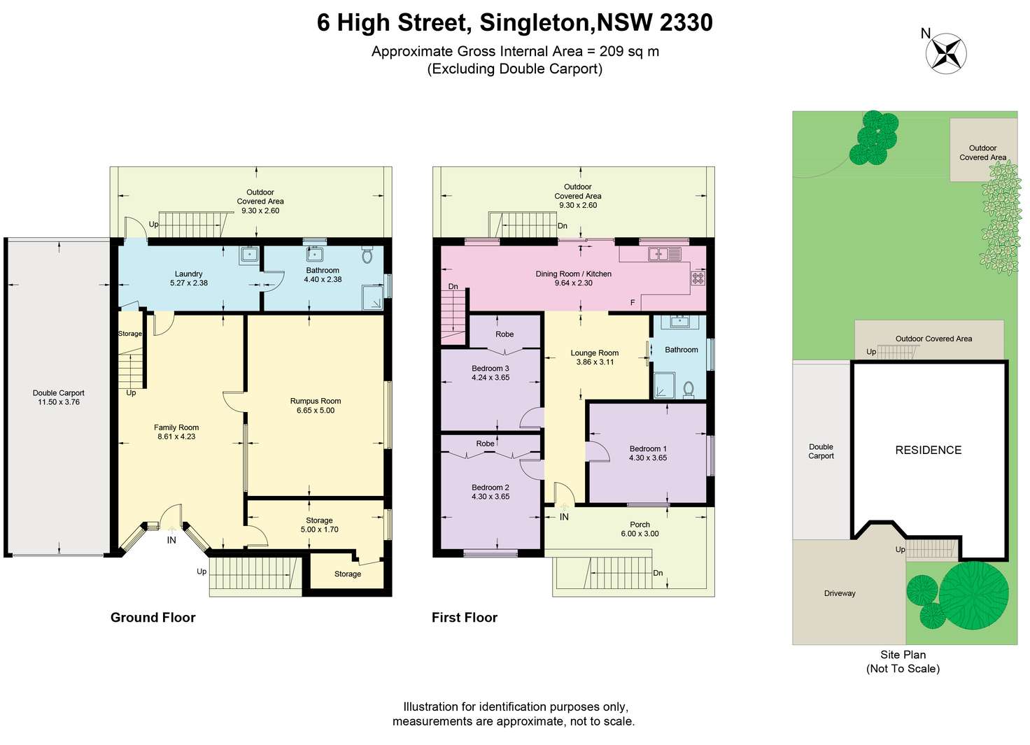 Floorplan of Homely house listing, 6 High Street, Singleton NSW 2330