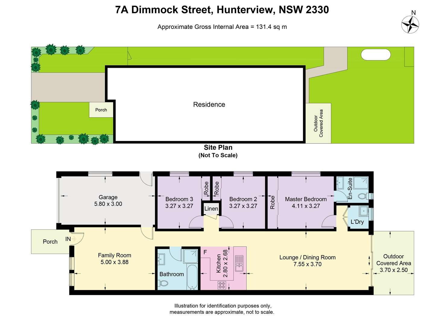 Floorplan of Homely semiDetached listing, 7 A Dimmock Street, Singleton NSW 2330