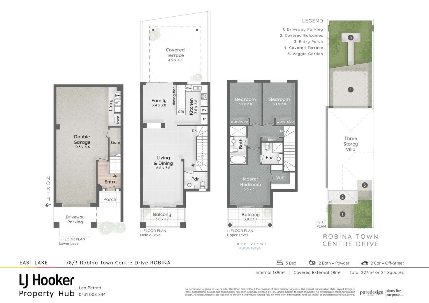 Floorplan of Homely townhouse listing, 78/3 Robina Town Centre Drive, Robina QLD 4226