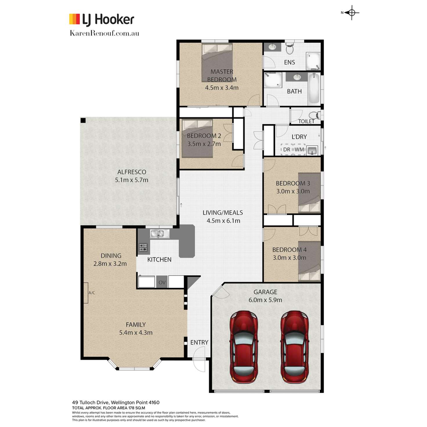 Floorplan of Homely house listing, 49 Tulloch Drive, Wellington Point QLD 4160