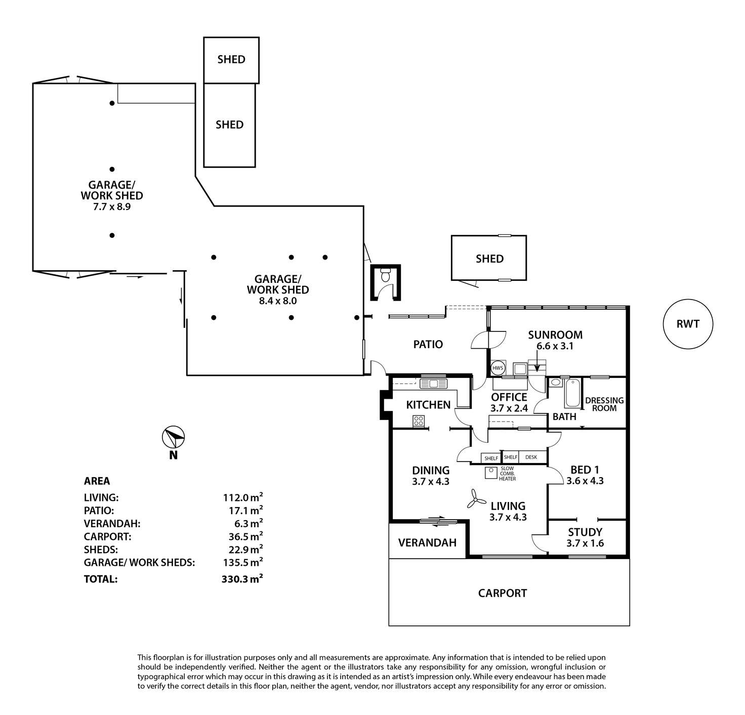 Floorplan of Homely house listing, 2369 Mount Barker Road, Totness SA 5250