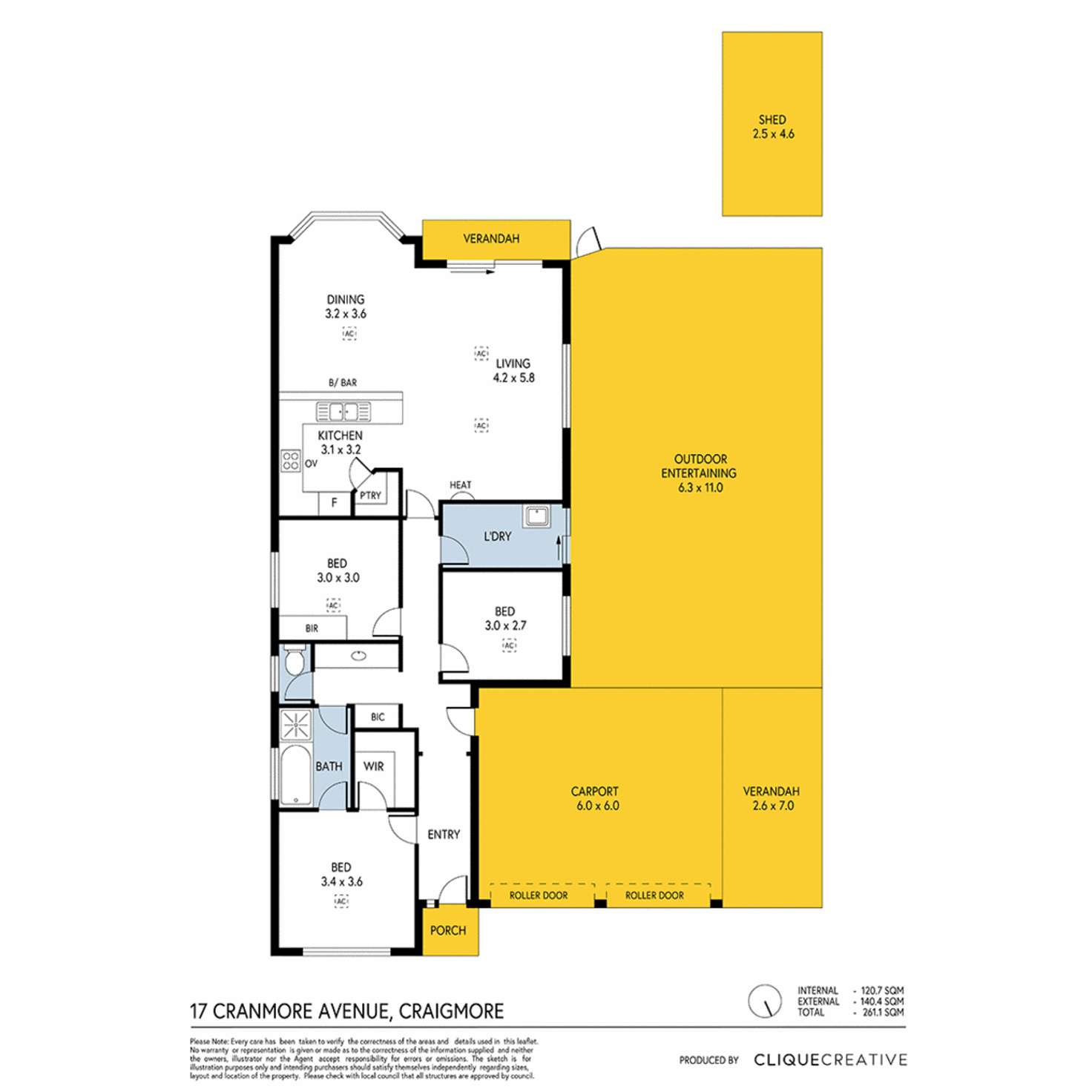 Floorplan of Homely house listing, 17 Cranmore Avenue, Craigmore SA 5114