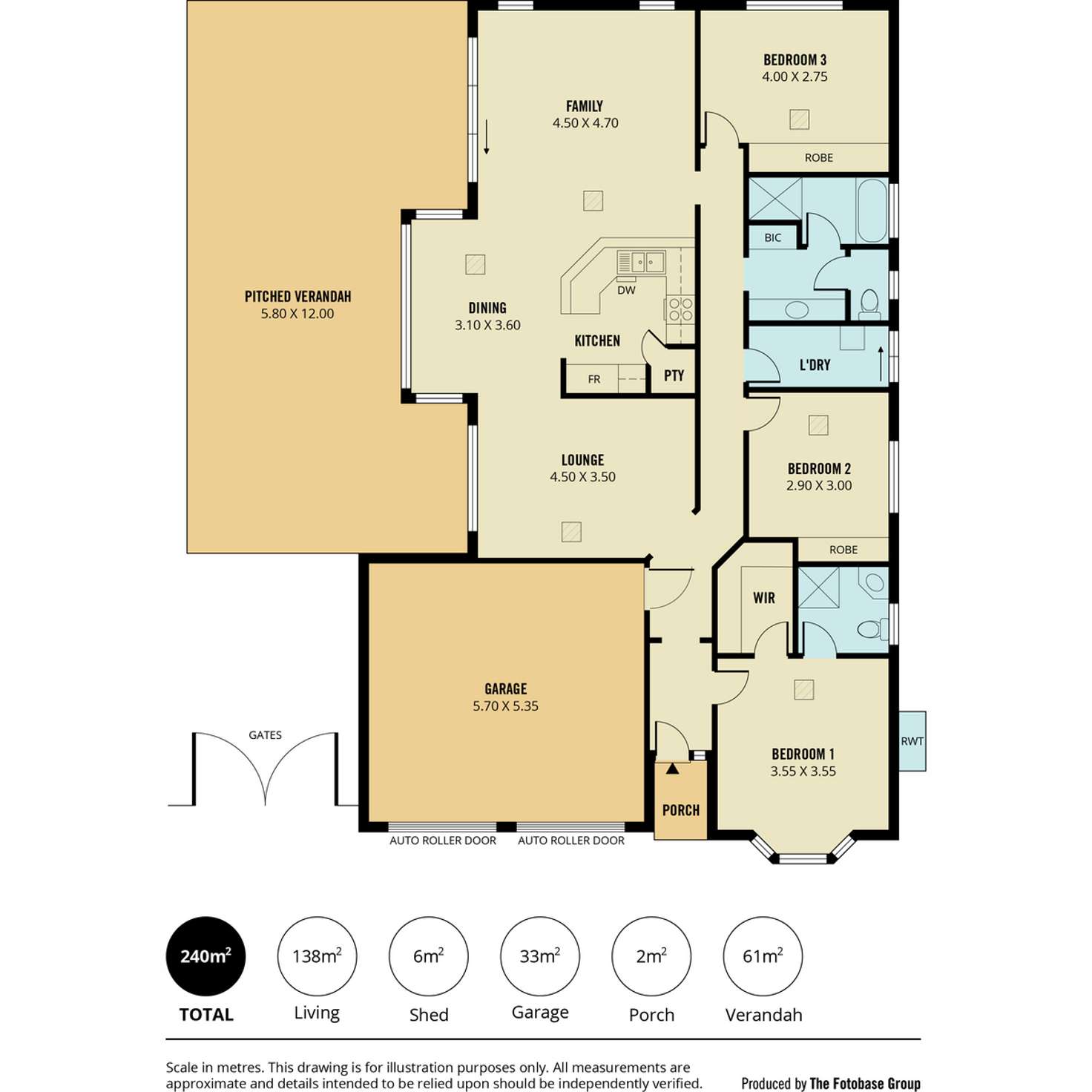 Floorplan of Homely house listing, 9 Trinity Court, Andrews Farm SA 5114