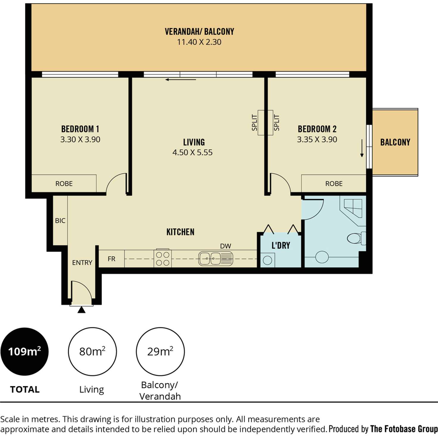 Floorplan of Homely unit listing, 15/18-20 Main Street, Mawson Lakes SA 5095