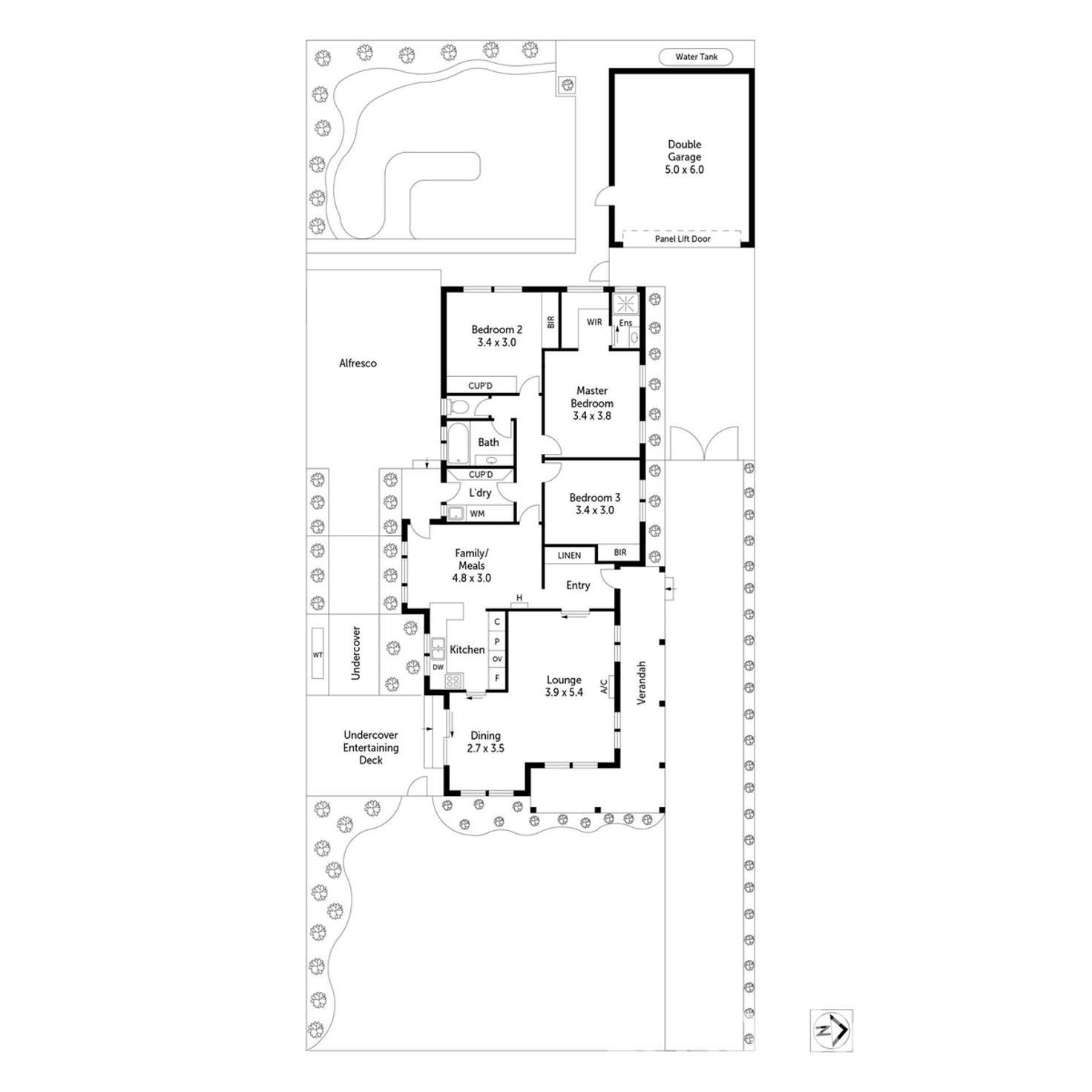 Floorplan of Homely house listing, 24 Warrenwood Avenue, Hoppers Crossing VIC 3029