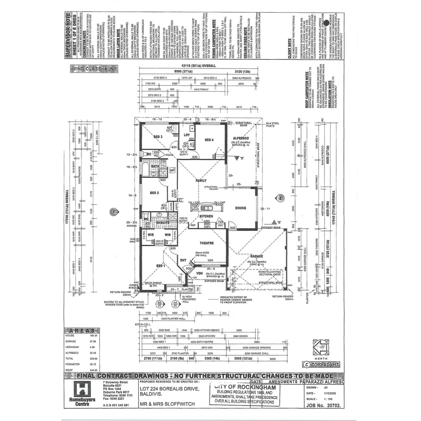 Floorplan of Homely house listing, 16 Borealis Drive, Baldivis WA 6171
