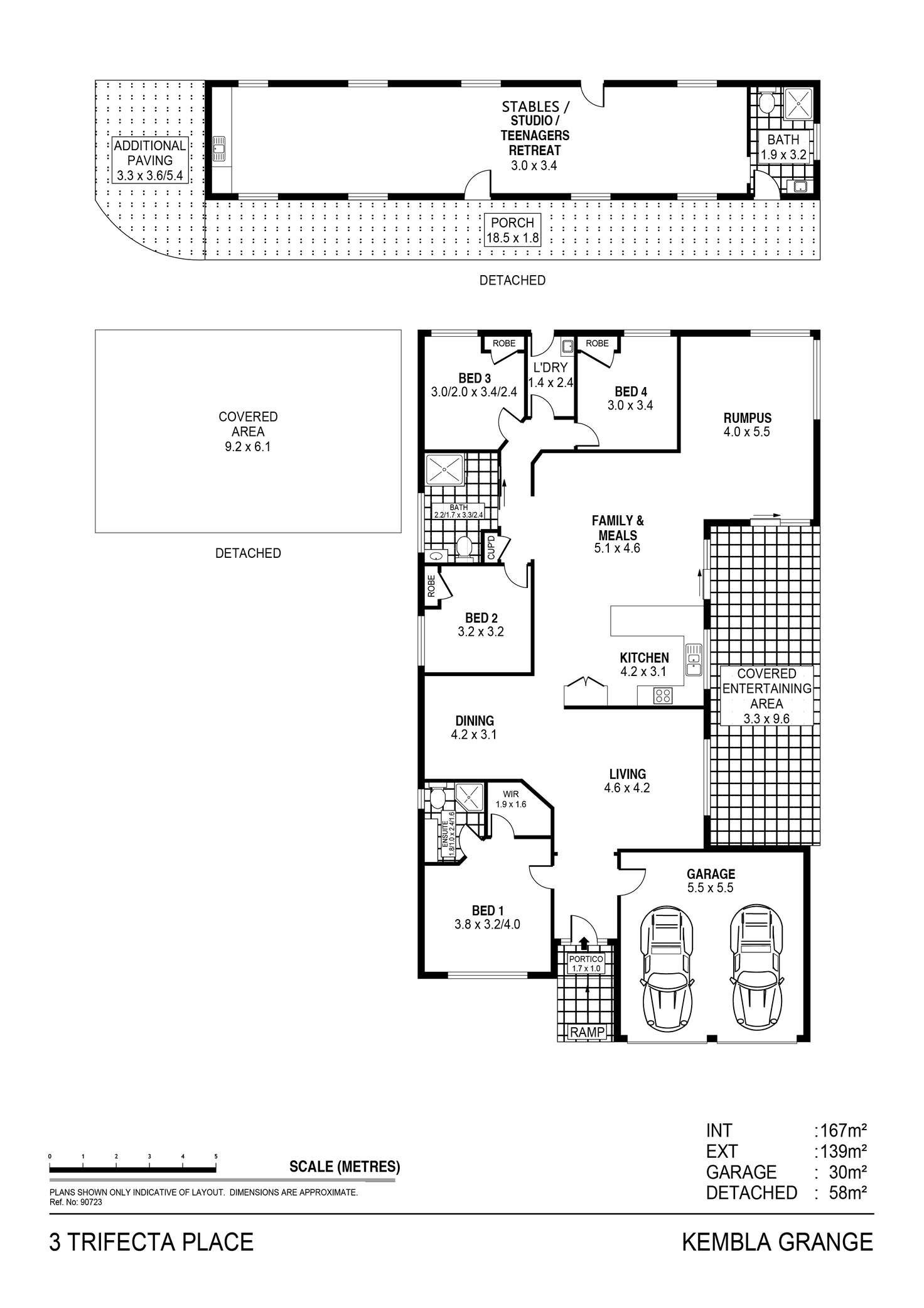 Floorplan of Homely house listing, 3 Trifecta Place, Kembla Grange NSW 2526