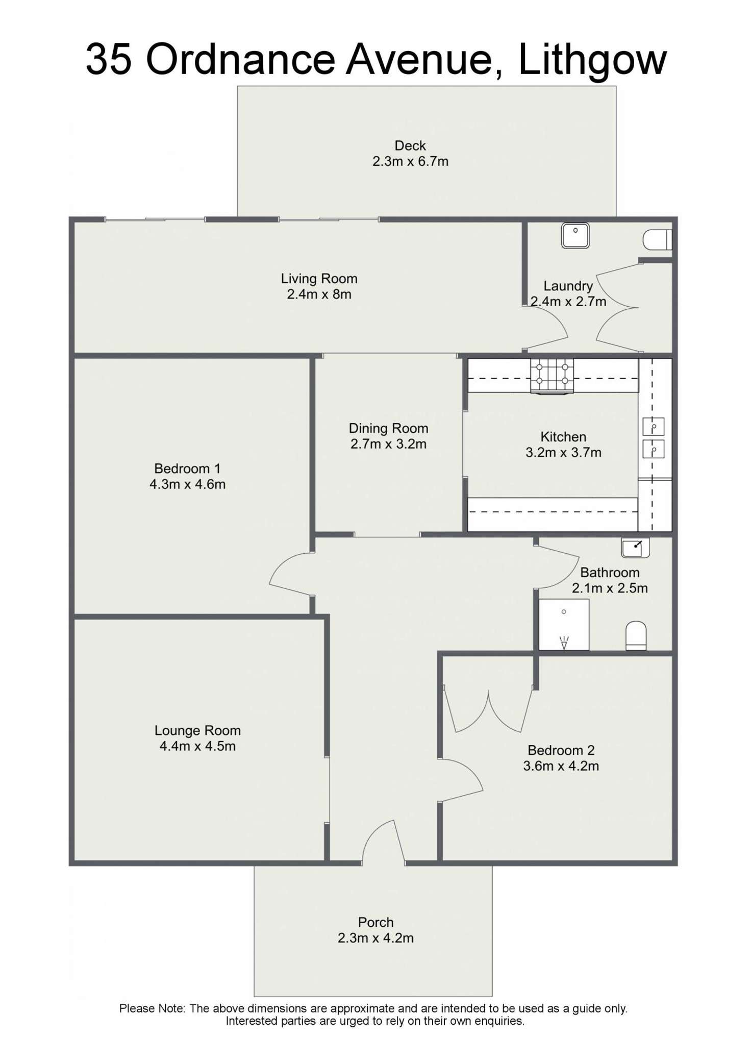 Floorplan of Homely house listing, 35 Ordnance Avenue, Lithgow NSW 2790