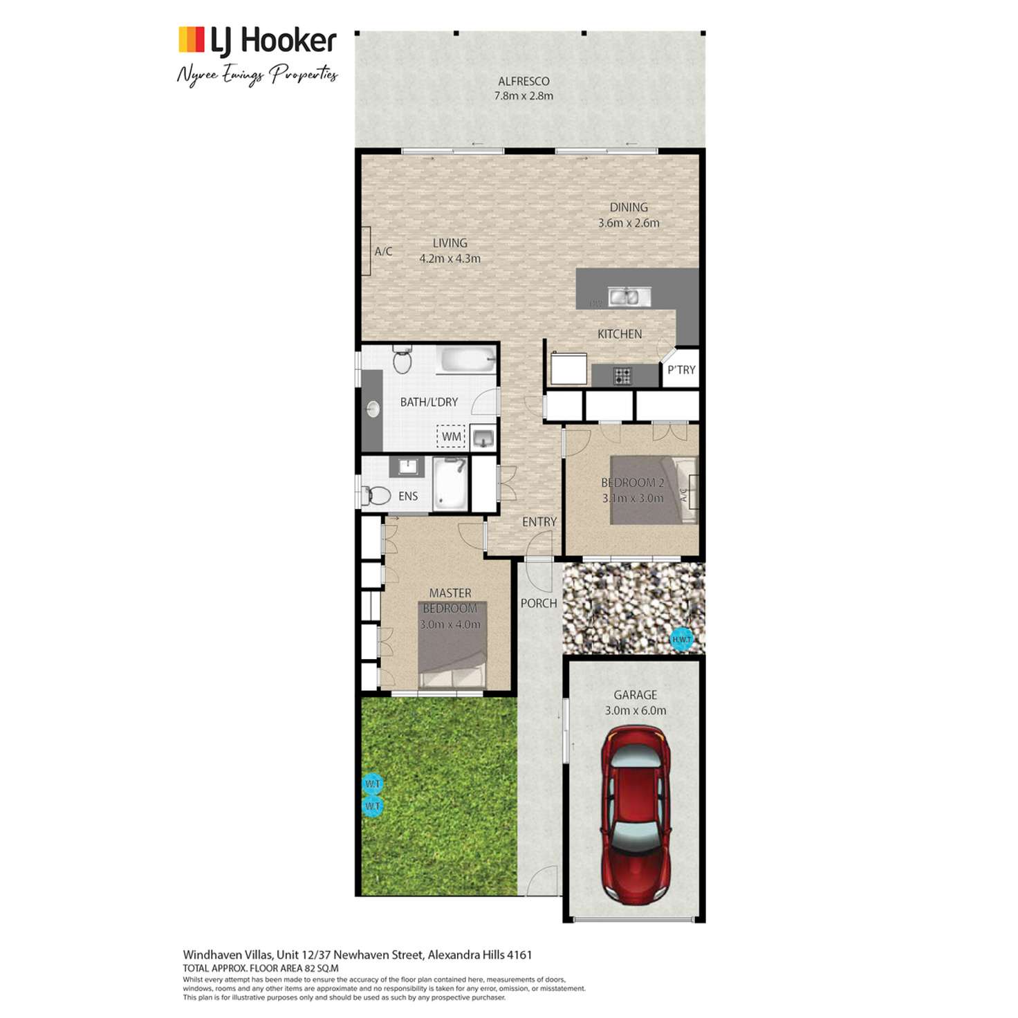 Floorplan of Homely unit listing, 12/37 Newhaven Street, Alexandra Hills QLD 4161