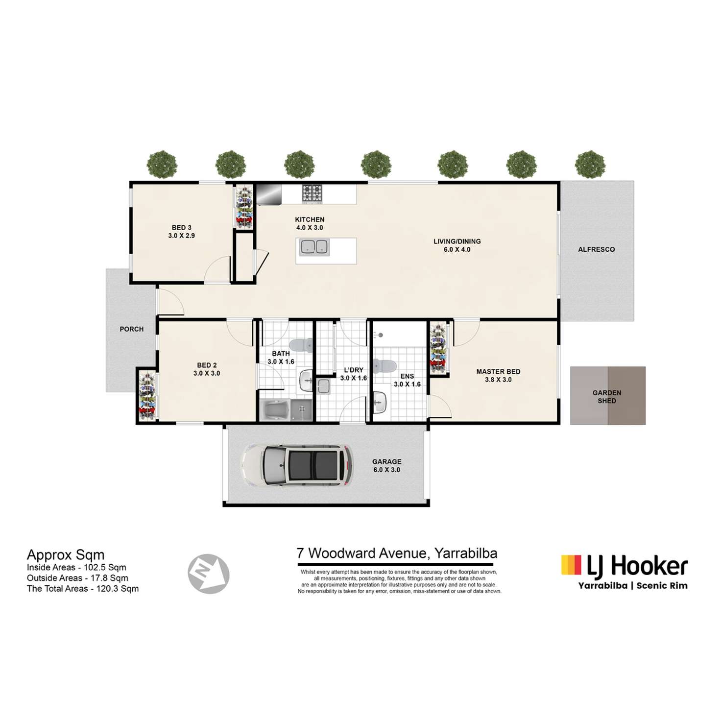 Floorplan of Homely house listing, 7 Woodward Avenue, Yarrabilba QLD 4207