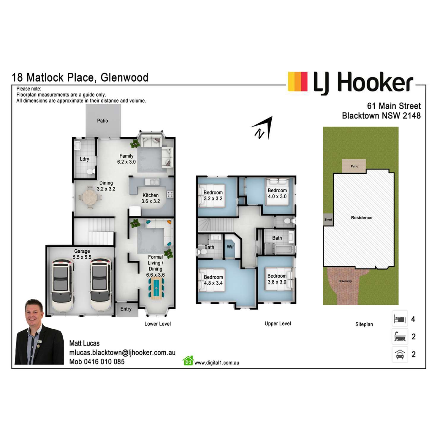 Floorplan of Homely house listing, 18 Matlock Place, Glenwood NSW 2768
