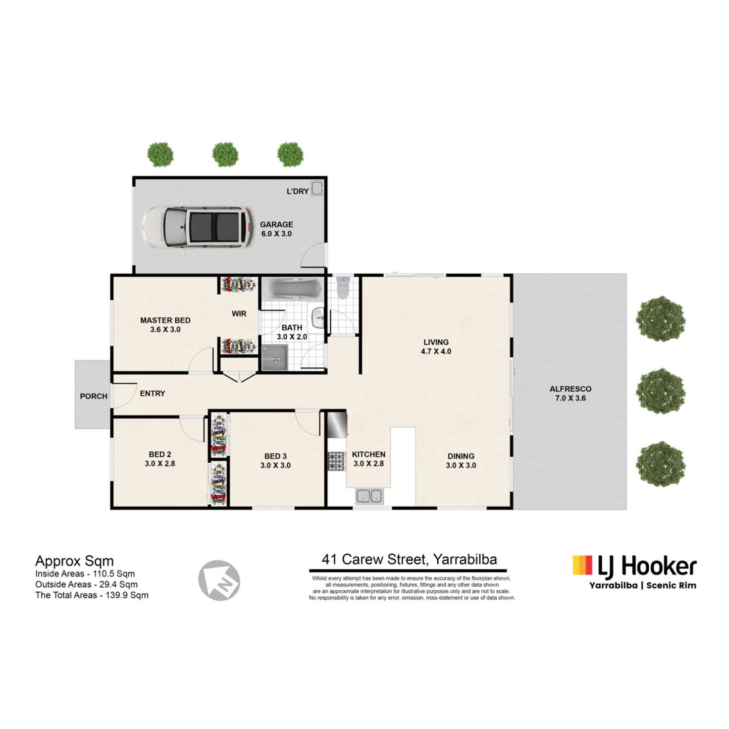 Floorplan of Homely house listing, 41 Carew Street, Yarrabilba QLD 4207