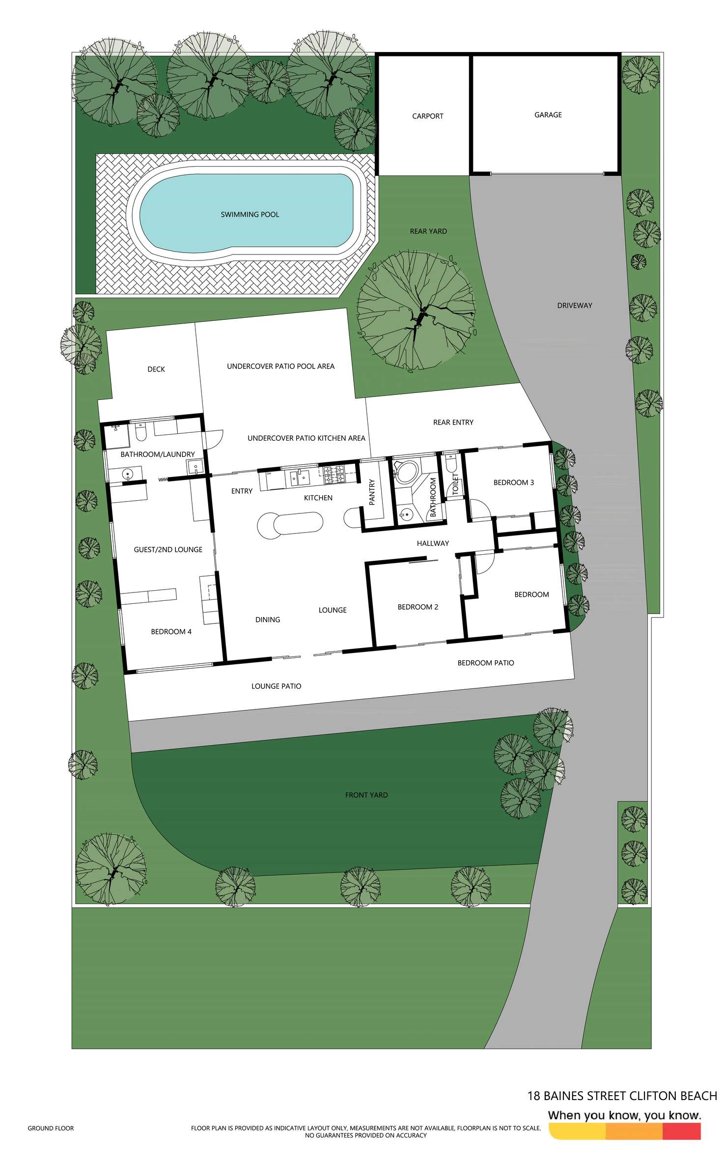 Floorplan of Homely house listing, 18 Baines Street, Clifton Beach QLD 4879