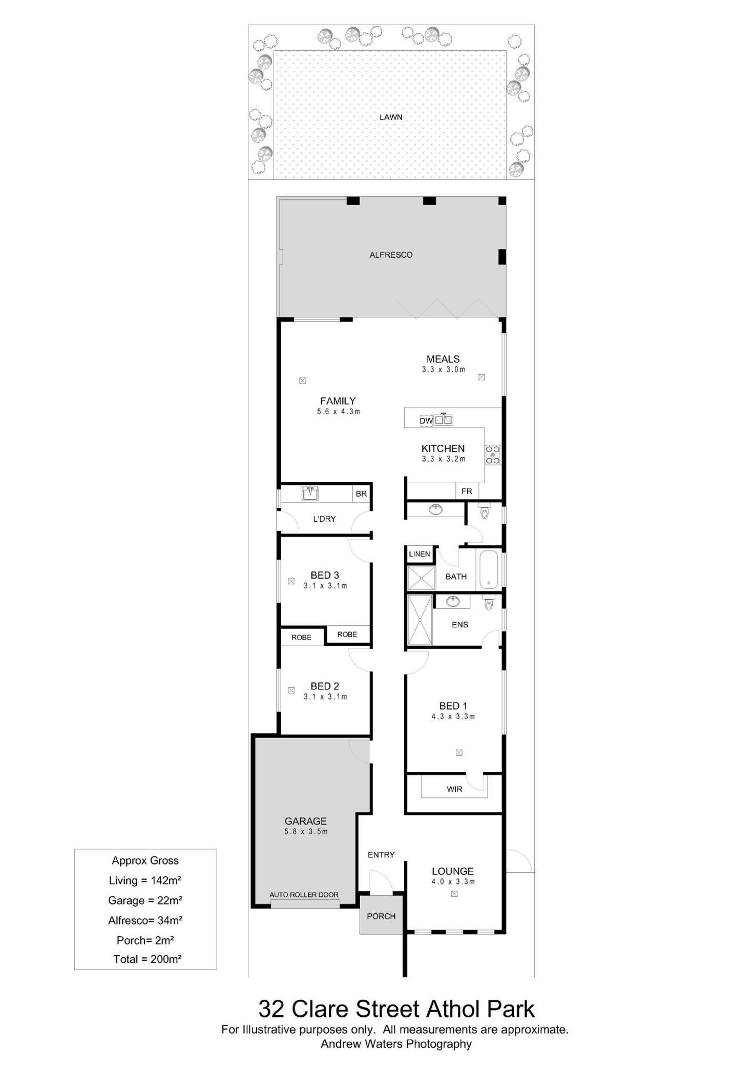 Floorplan of Homely house listing, 32 Clare Street, Athol Park SA 5012