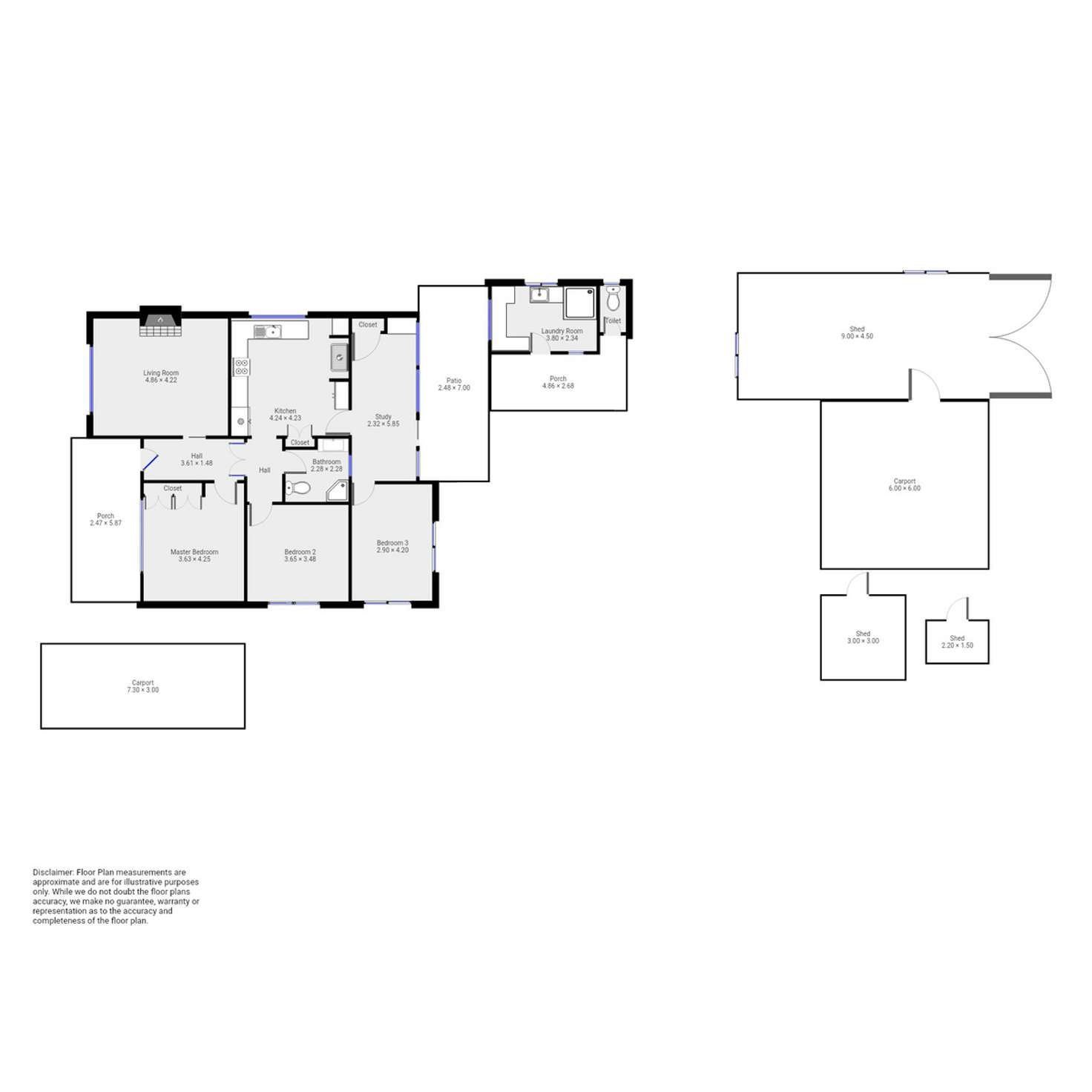 Floorplan of Homely house listing, 82 Johnston Street, Collie WA 6225
