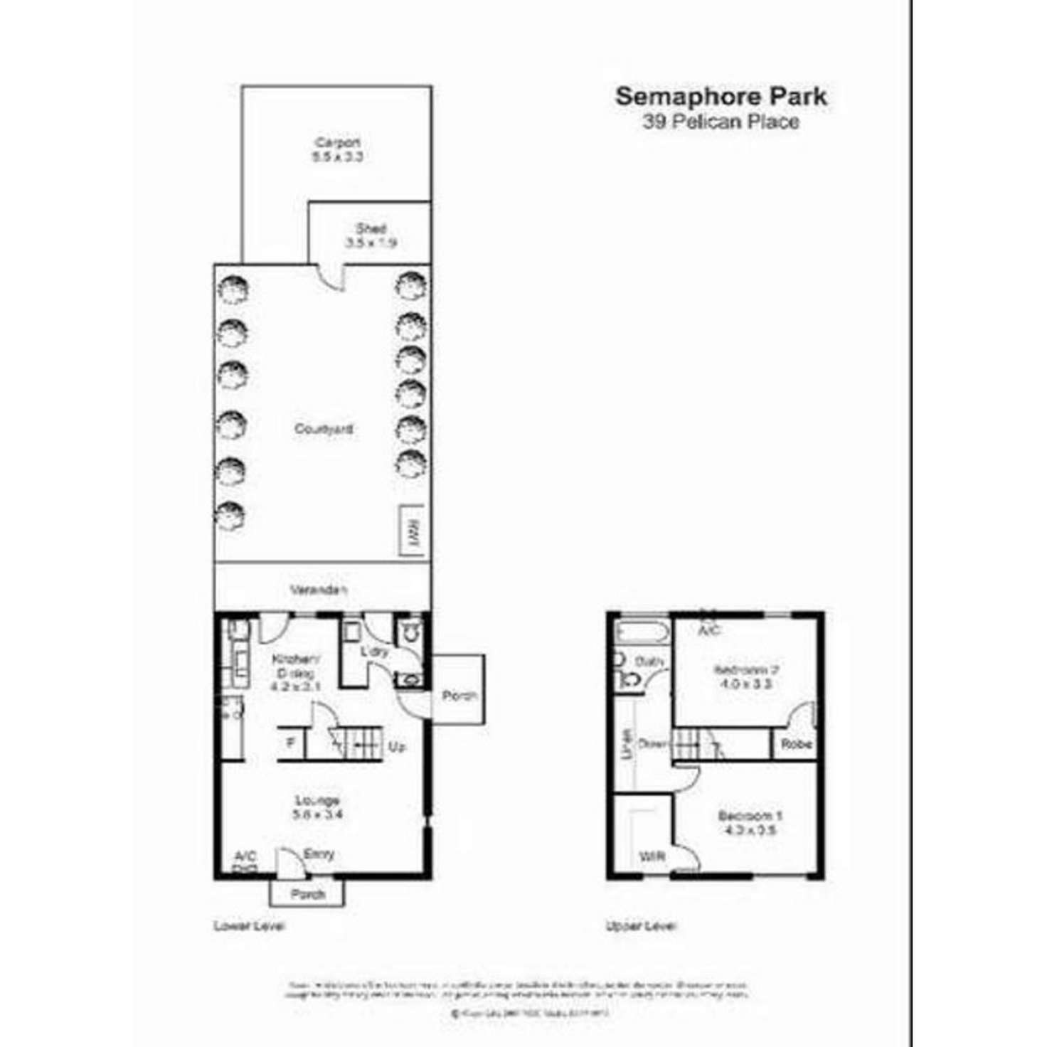 Floorplan of Homely townhouse listing, 39 Pelican Place, Semaphore Park SA 5019