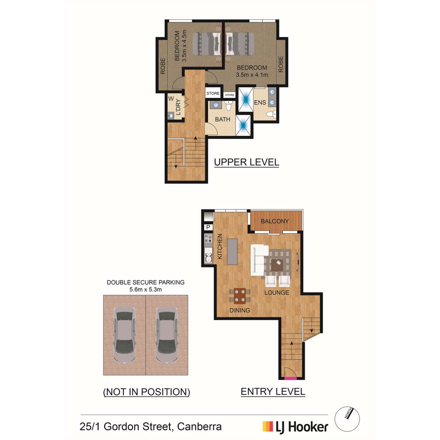 Floorplan of Homely apartment listing, 25/1 Gordon Street, City ACT 2601