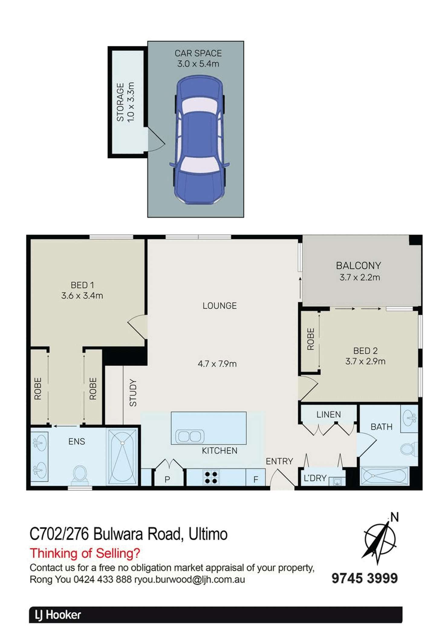 Floorplan of Homely apartment listing, C701/276 Bulwara Road, Ultimo NSW 2007