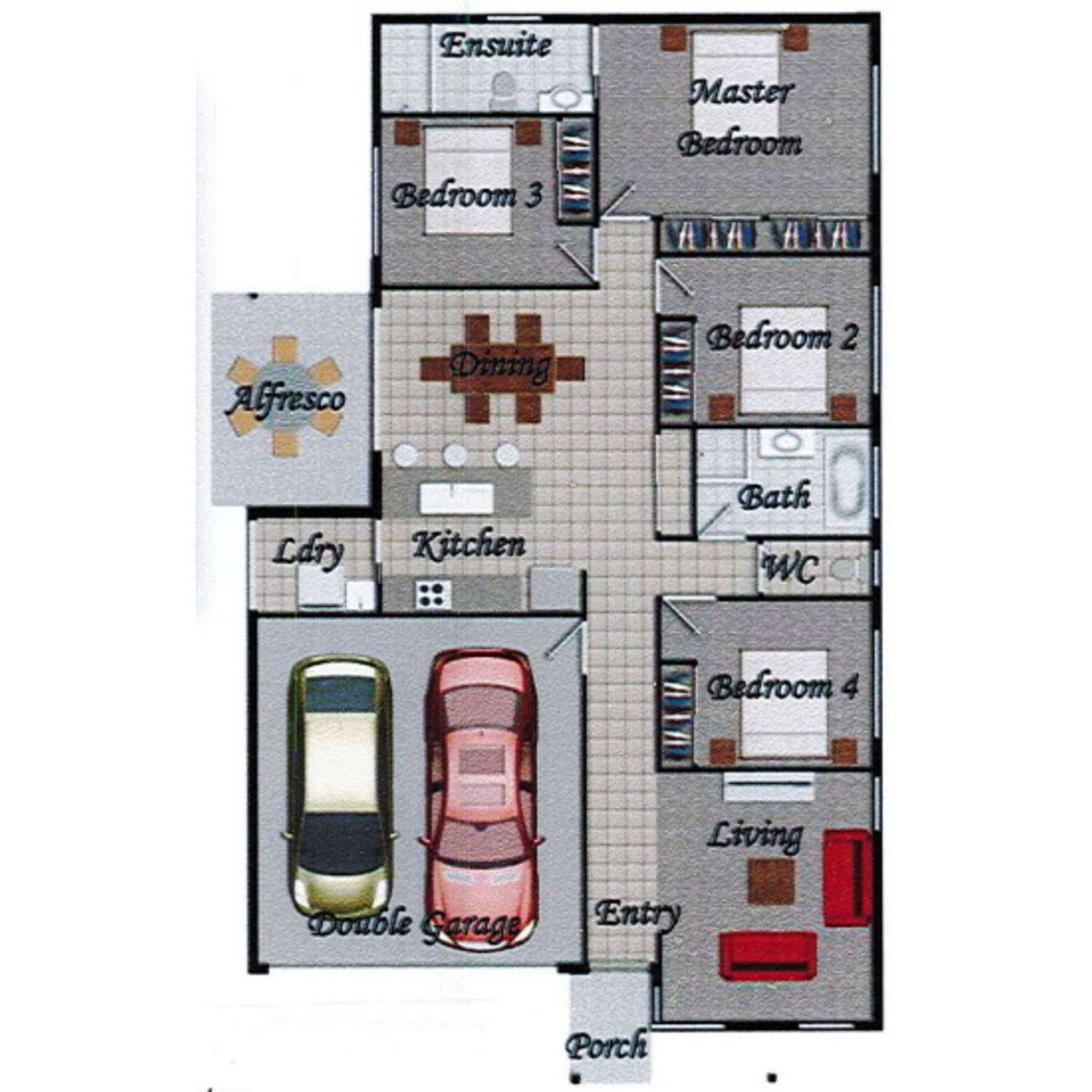 Floorplan of Homely house listing, 3 Winterpeak Close, Yarrabilba QLD 4207