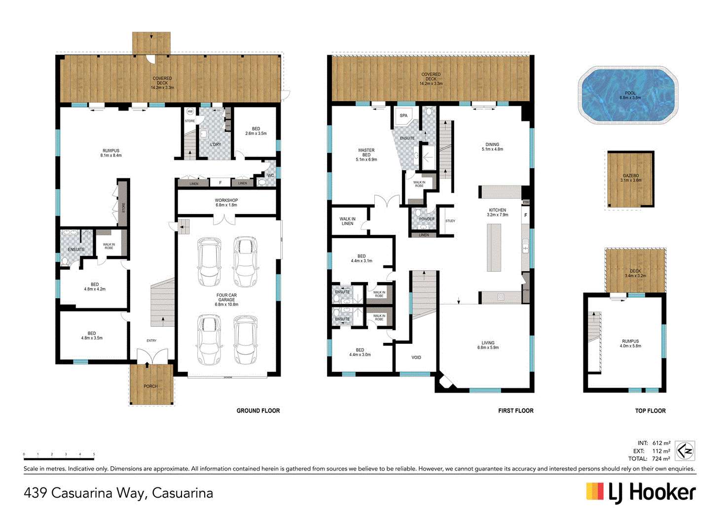 Floorplan of Homely house listing, 439 Casuarina Way, Casuarina NSW 2487