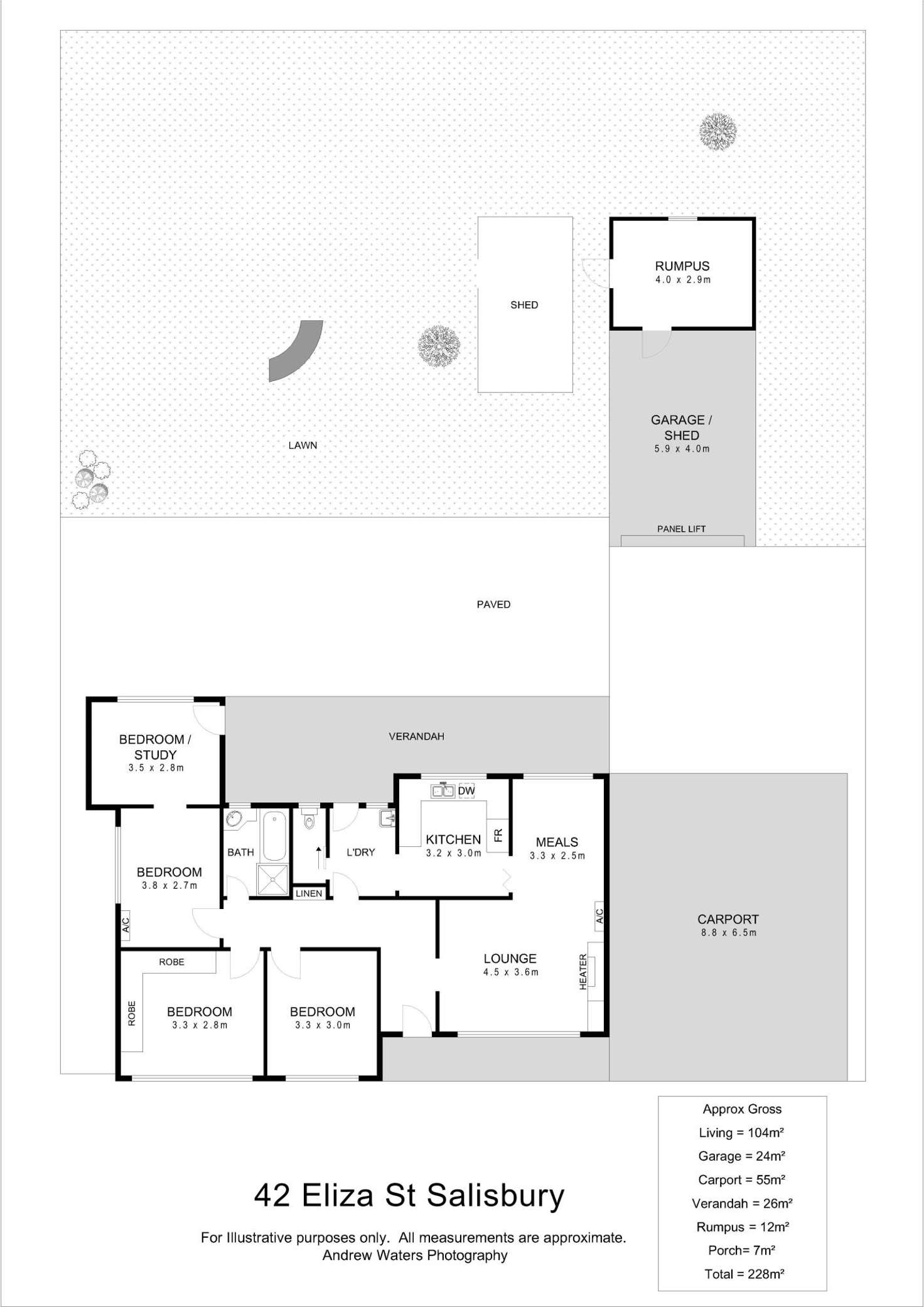 Floorplan of Homely house listing, 42 Eliza Street, Salisbury SA 5108