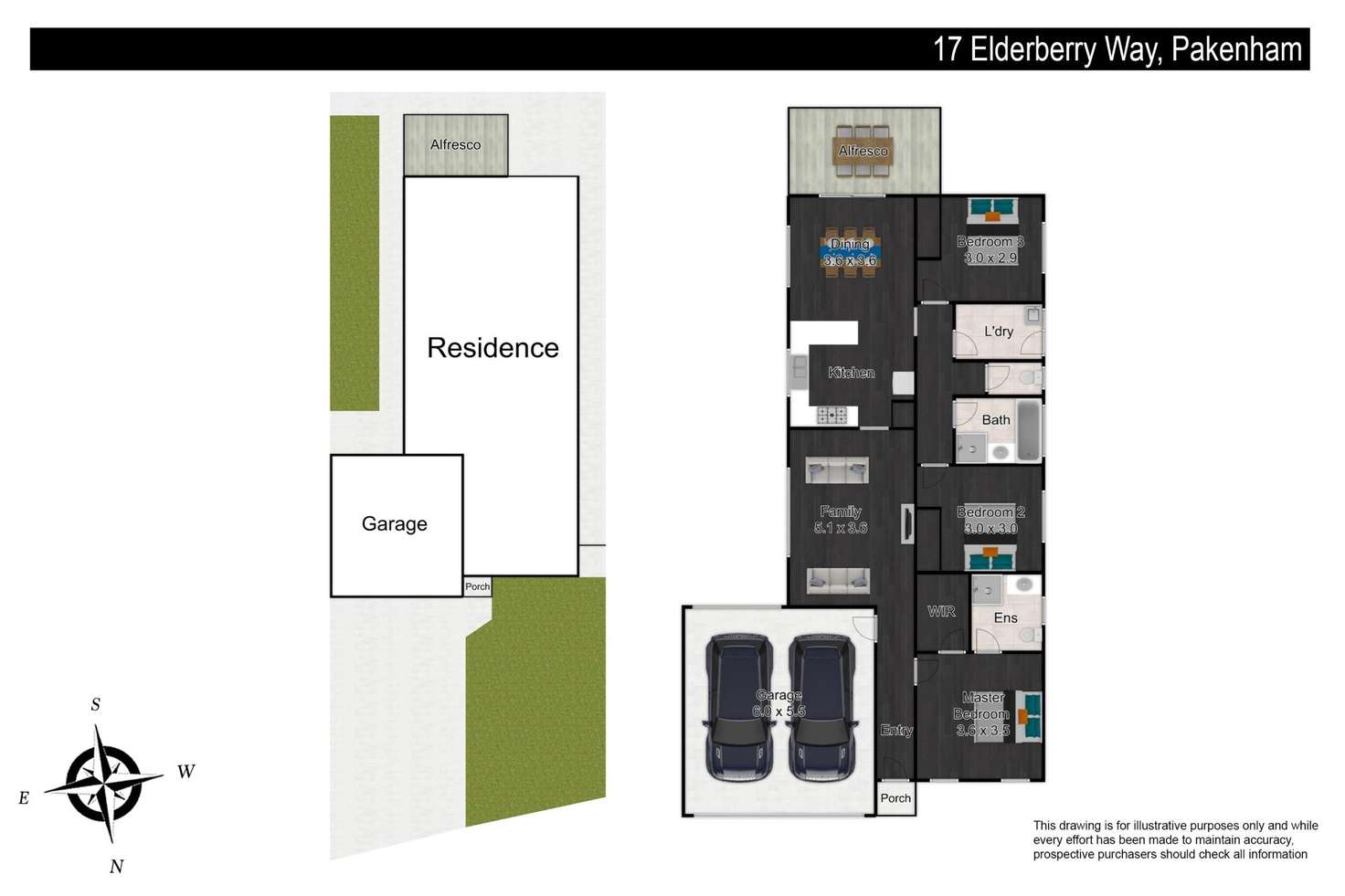 Floorplan of Homely house listing, 17 Elderberry Way, Pakenham VIC 3810