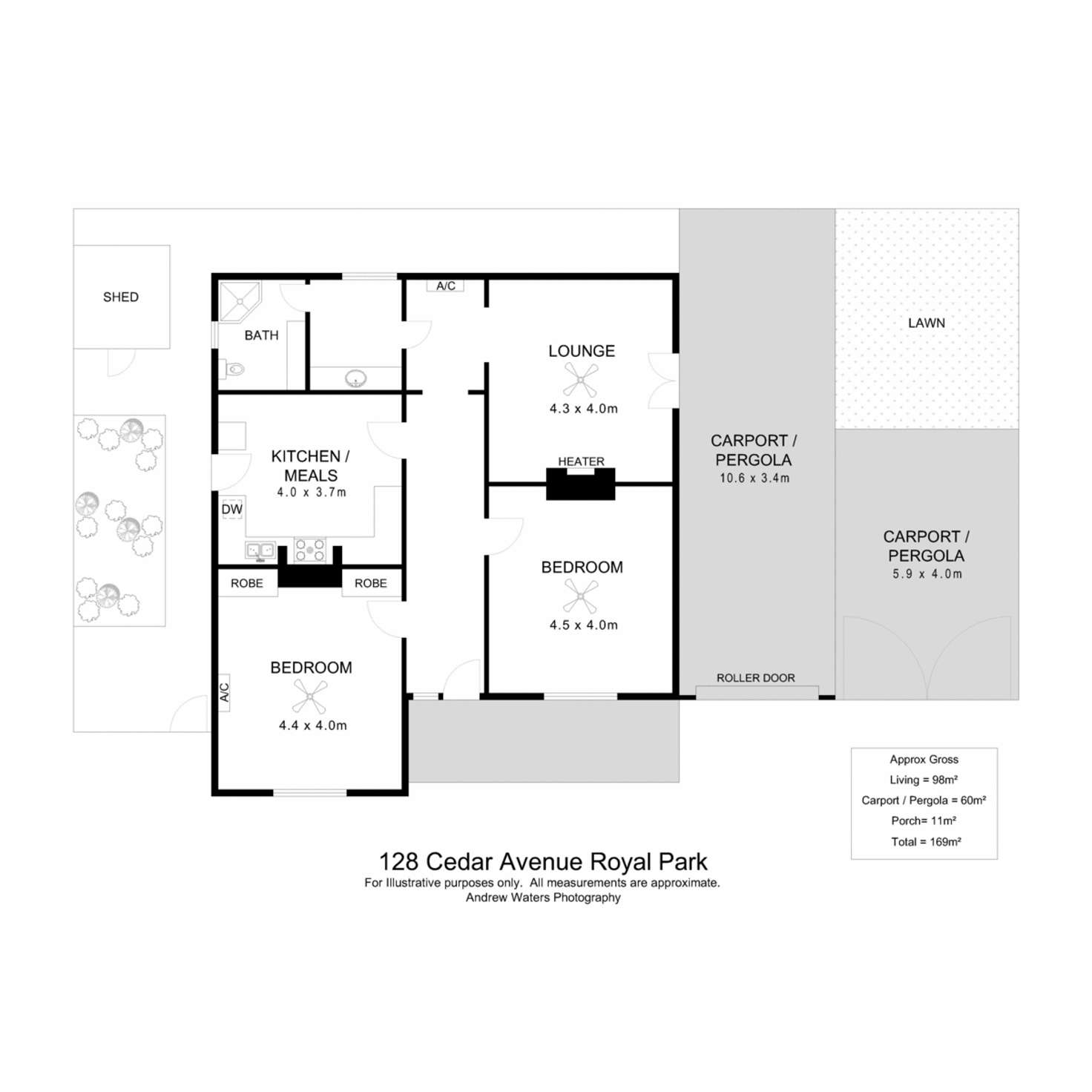 Floorplan of Homely house listing, 128 Cedar Avenue, Royal Park SA 5014