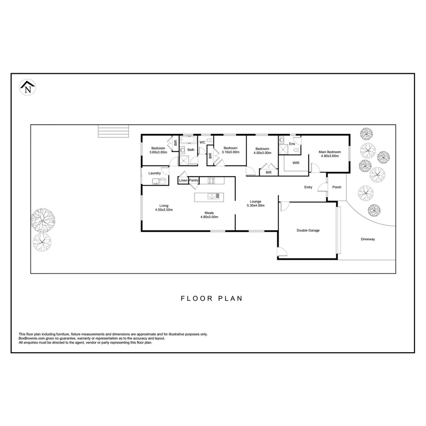 Floorplan of Homely house listing, 10 Trigg Way, Point Cook VIC 3030
