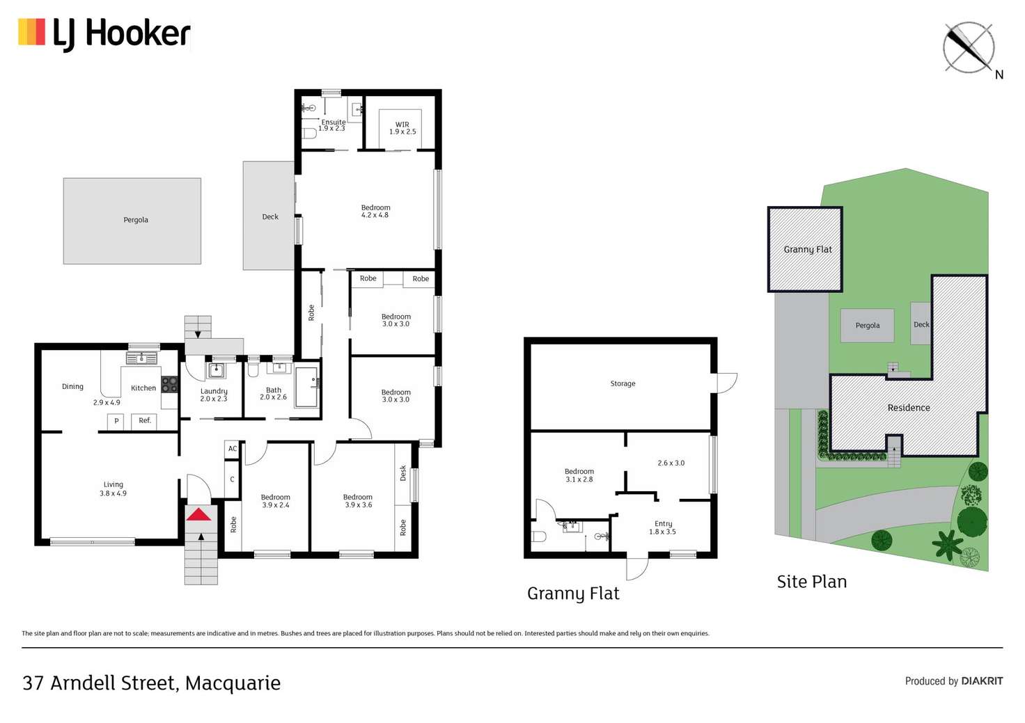 Floorplan of Homely house listing, 37 Arndell Street, Macquarie ACT 2614