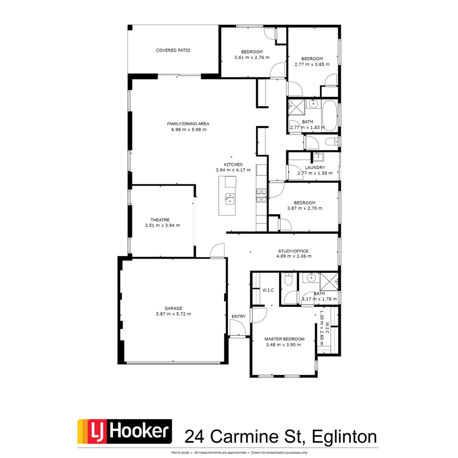 Floorplan of Homely house listing, 24 Carmine Street, Eglinton WA 6034