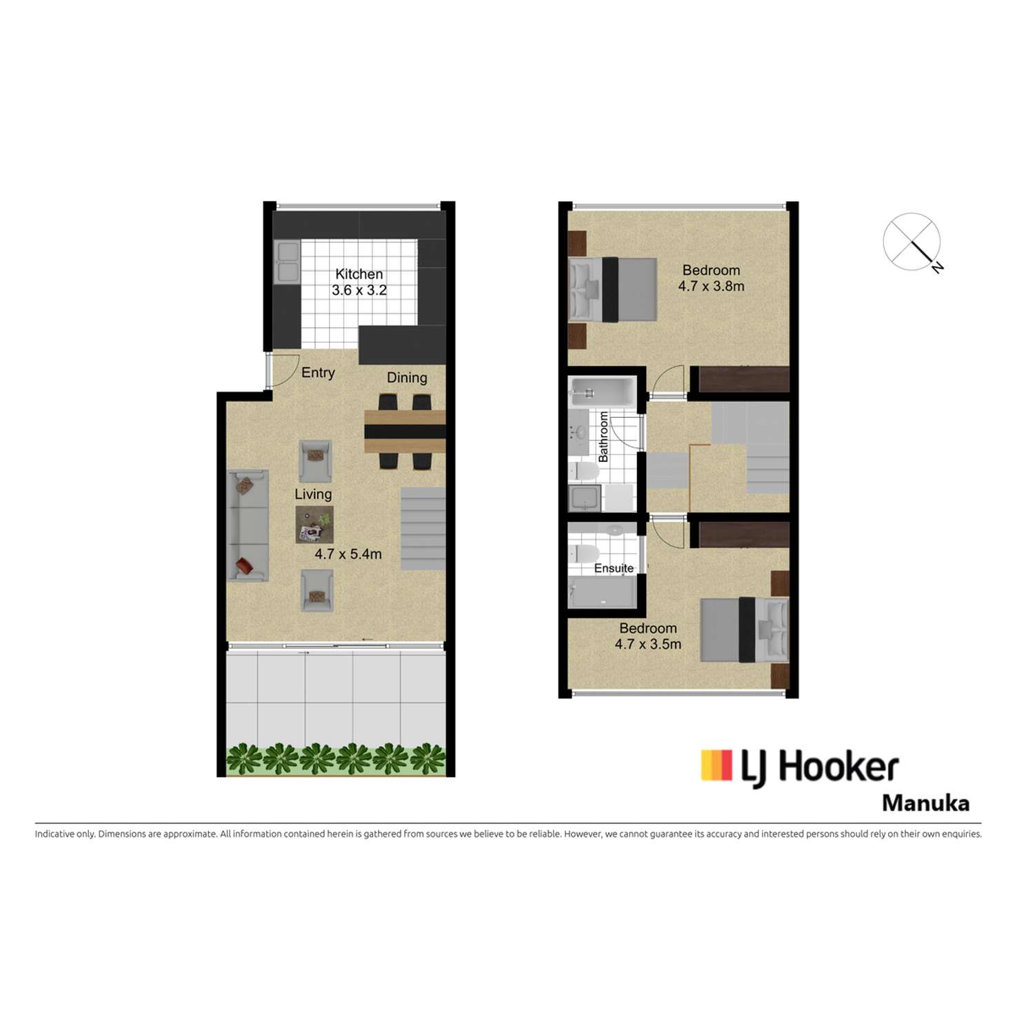 Floorplan of Homely apartment listing, 13/1 Jardine Street, Kingston ACT 2604