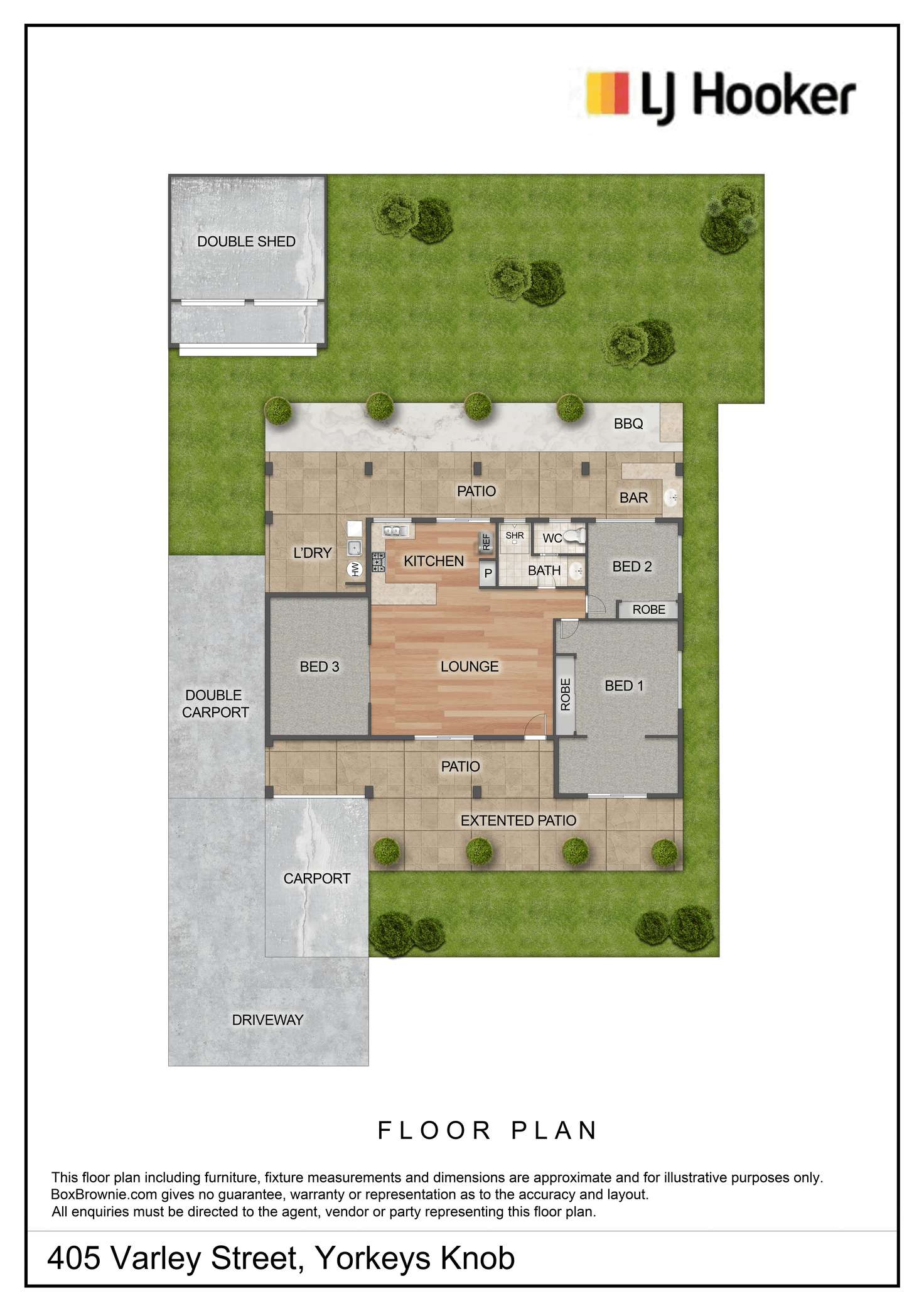Floorplan of Homely house listing, 405 Varley Street, Yorkeys Knob QLD 4878